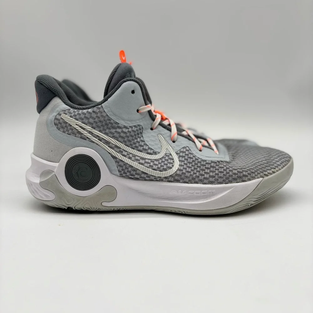 Nike KD Trey 5 IX Wolf Grey Bright Crimson Basketball Shoes CW3400-011 Mens 11